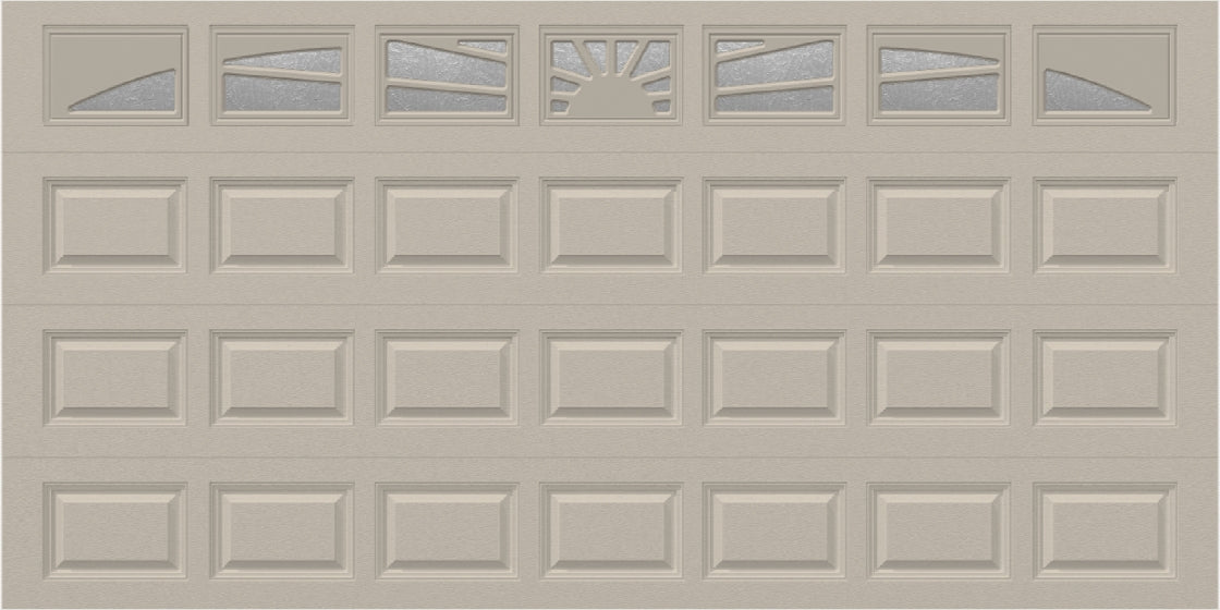 14x7 - Sunburst - Obscure - With glass Long - Almond