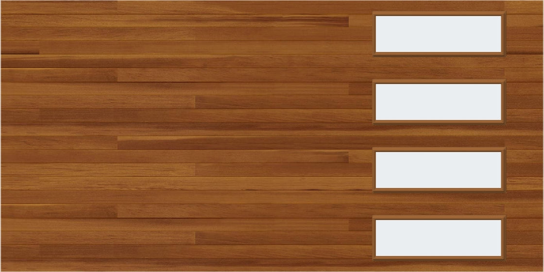 14x7 Window - Cedar Right - Frosted