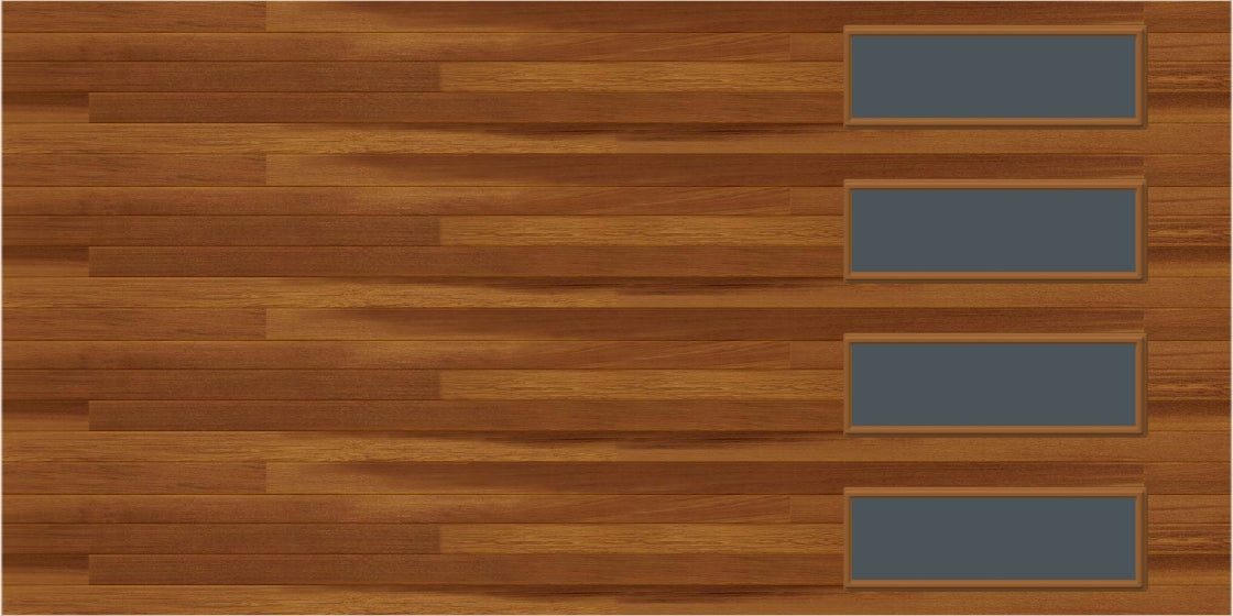 14x7 Window - Cedar Right - Tinted