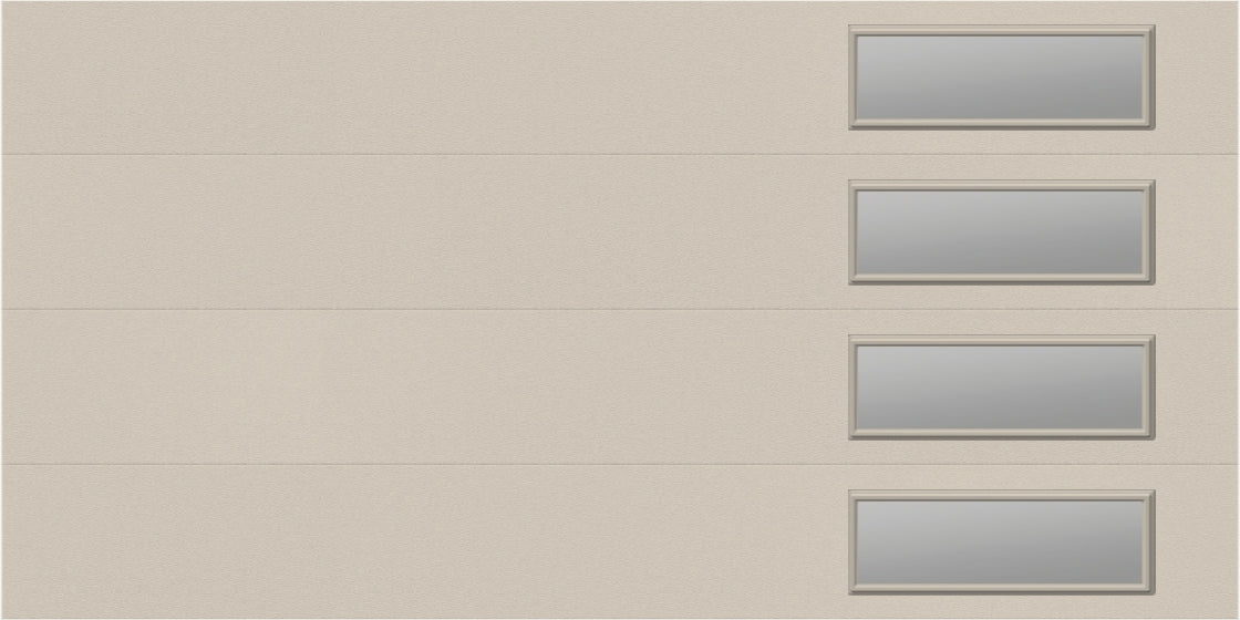 9'x7' Window - Skyflush Right - Almond - Clear