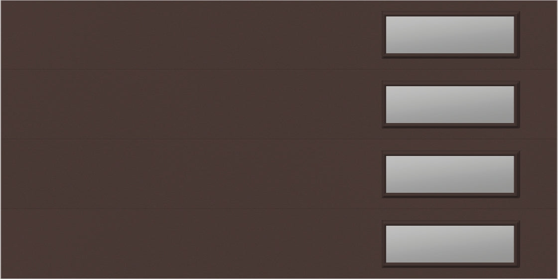 9'x7' Window - Skyflush Right - Brown - Clear