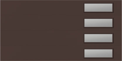 9'x7' Window - Skyflush Right - Brown - Clear