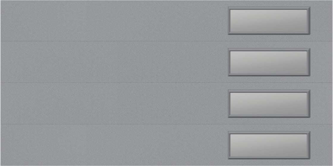 9'x7' Window - Skyflush Right -  Gray - Clear