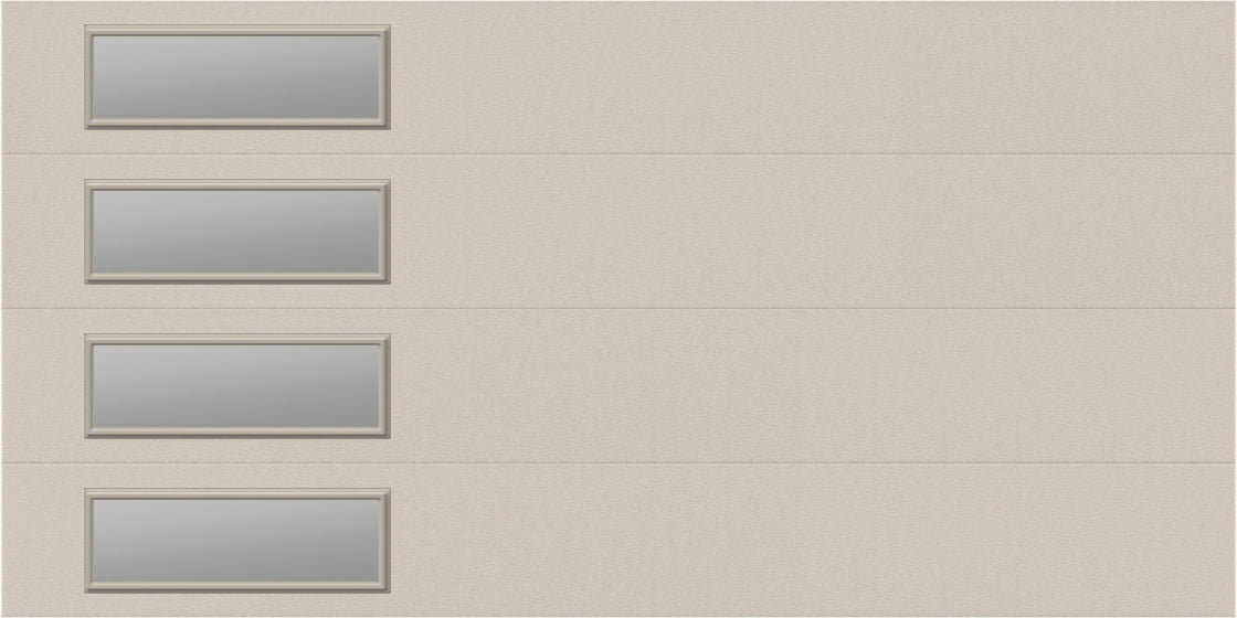 9'x7' Window - Skyflush Left - Almond - Clear