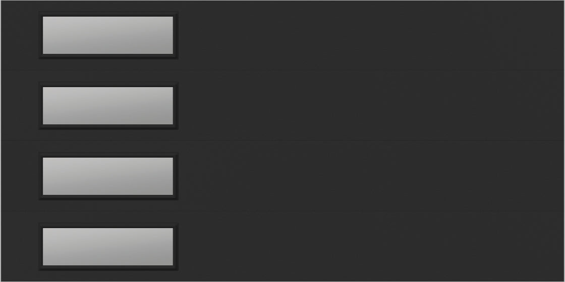 14'x7' Window - Skyflush Left  - Black - Clear 