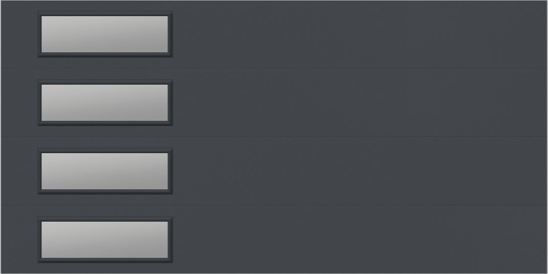 9'x7' Window - Skyflush Left - Graphiete - Clear