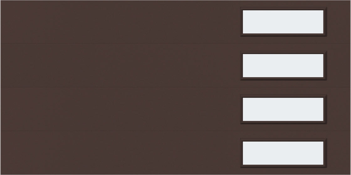 9'x7' Window - Skyflush Right  - Brown - Frosted