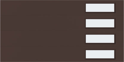 9'x7' Window - Skyflush Right  - Brown - Frosted