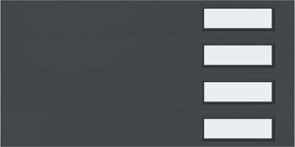9'x7' Window - Skyflush Right  - Graphiete - Frosted