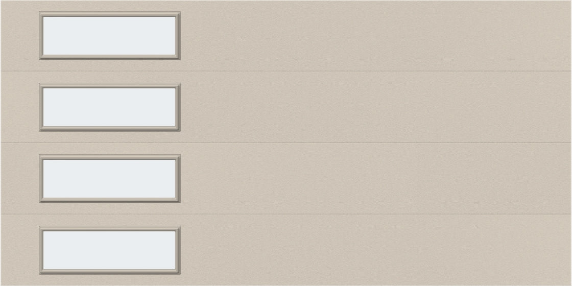 9'x7' Window - Skyflush Left - Almond - Frosted