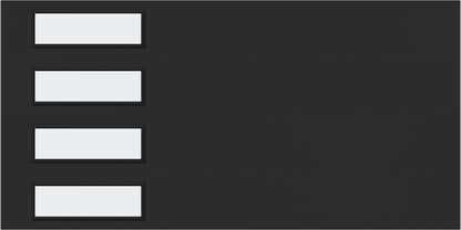 14'x7' Window - Skyflush Left  - Black - Frosted 