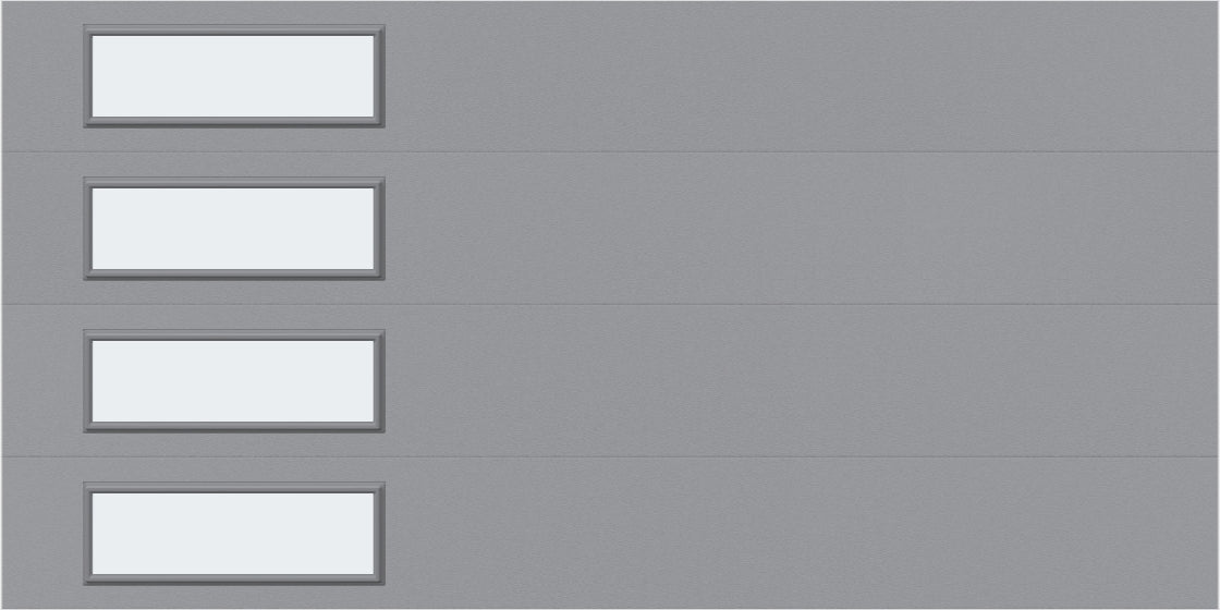 9'x7' Window - Skyflush Left  -  Gray - Frosted