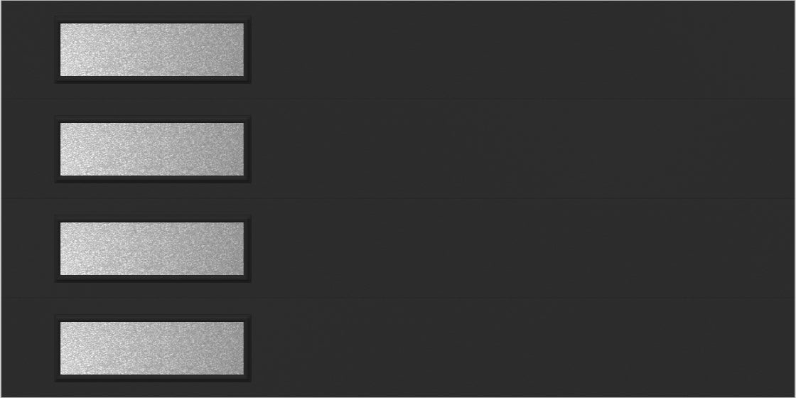 14'x7' Window - Skyflush Left  - Black - Obscure