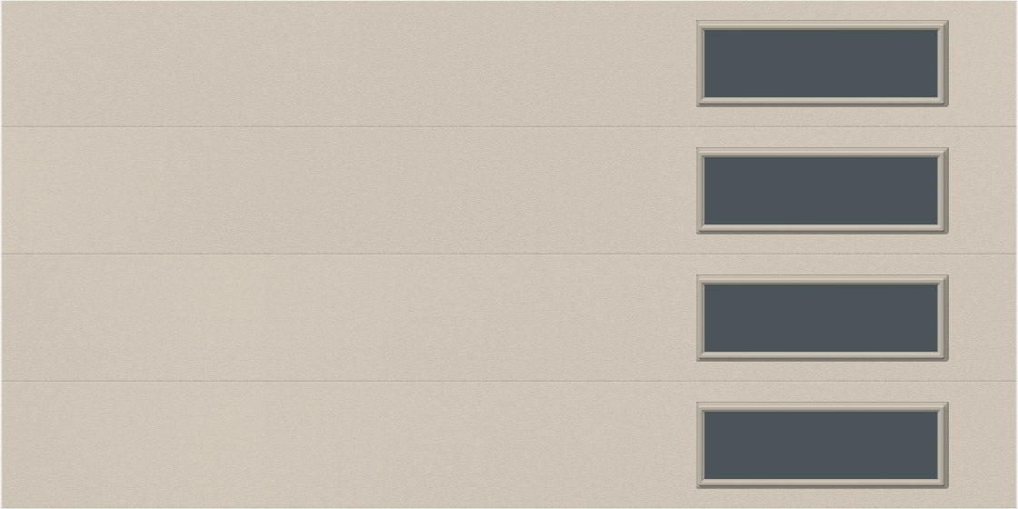 9'x7' Window - Skyflush Right  - Almond - Tinted 