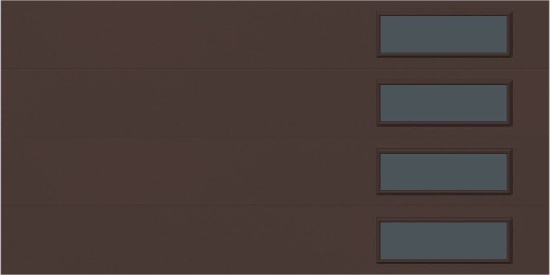 9'x7' Window - Skyflush Right  - Brown - Tinted 