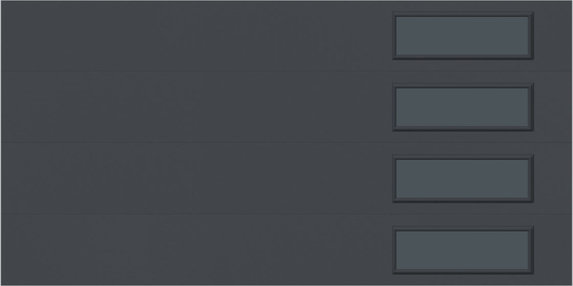 9'x7' Window - Skyflush Right  - Graphiete - Tinted 