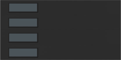 14'x7' Window - Skyflush Left  - Black - Tinted 