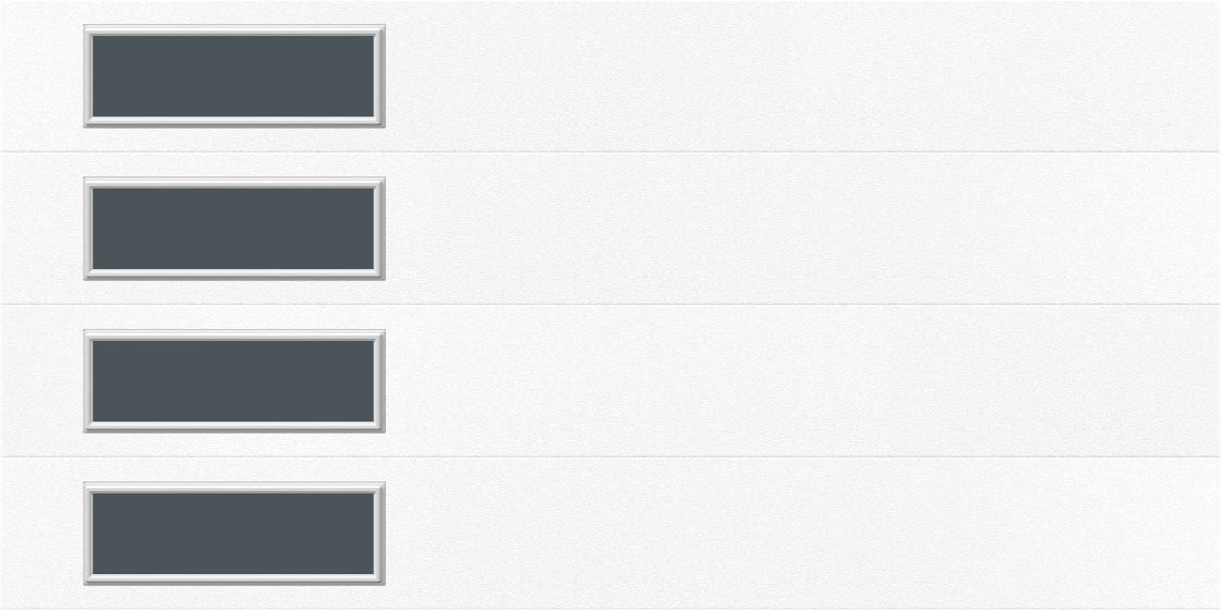 14'x7' Window - Skyflush Left  - White - Tinted 