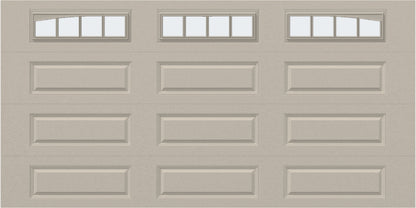 14x7 - Arched Stockbridge Long - Frosted With glass Long - Almond