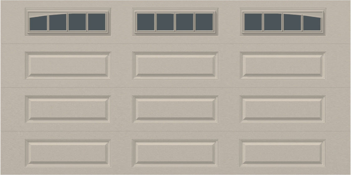 14x7 - Arched Stockbridge Long - Tinted With glass Long - Almond