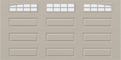 14x7 - Arched Stockton Long - Frosted With glass Long - Almond