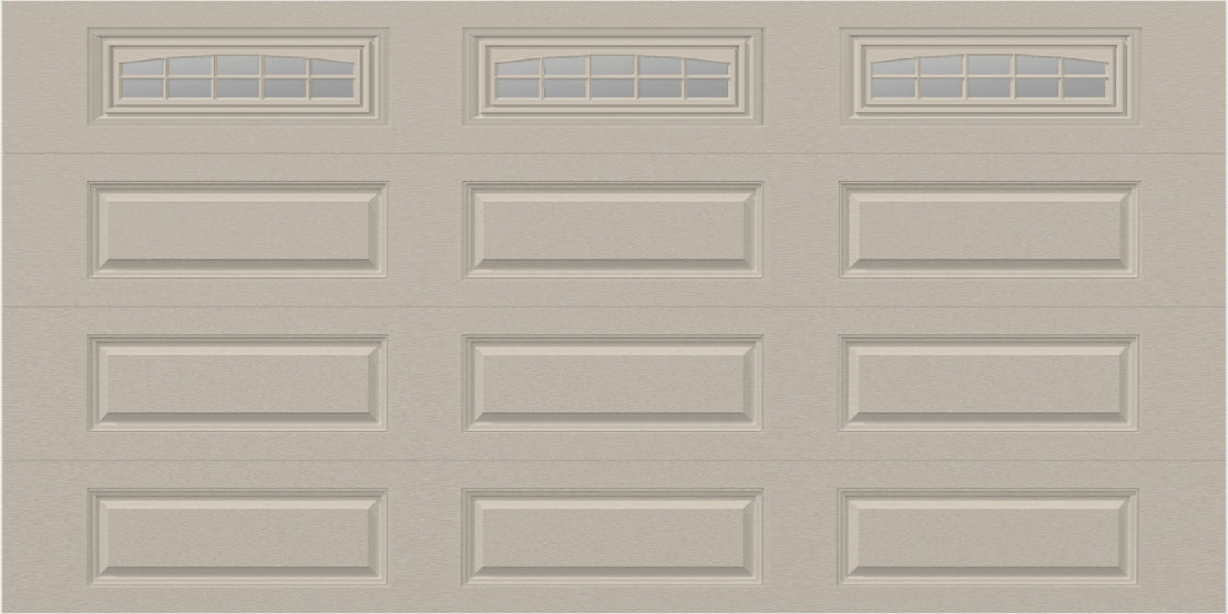 14x7 - Cascade - Clear  With glass Long - Almond