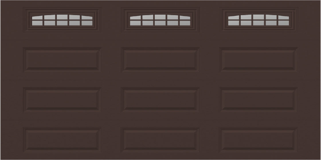 14x7 -  Cascade - Clear  With glass Long - Brown