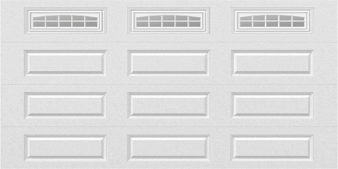 14x7 -  Cascade - Clear  With glass Long - White