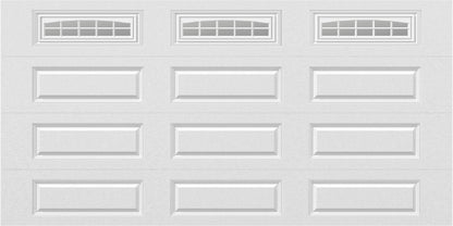 14x7 -  Cascade - Clear  With glass Long - White