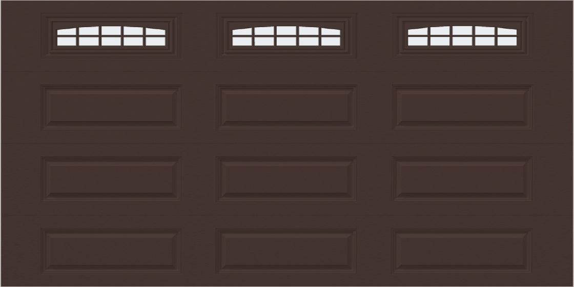 14x7 -  Cascade - Frosted  With glass Long - Brown