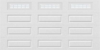 14x7 -  Cascade - Frosted  With glass Long - White