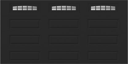 14x7 -  Cascade - Obscure  With glass Long - Black