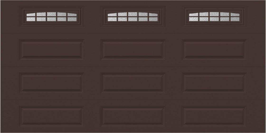 14x7 -  Cascade - Obscure  With glass Long - Brown