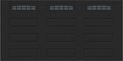 14x7 -  Cascade - Tinted  With glass Long - Black.