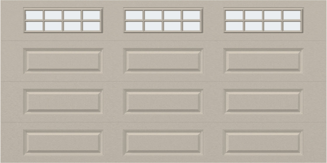 14x7 - Frosted - Long - Stockton With glass Long - Almond.