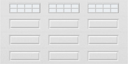 14x7 - Frosted -  Long -Stockton With glass Long - White