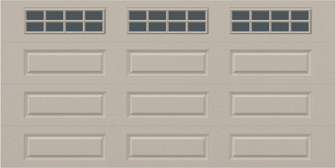 14x7 -  Tinted - Long Stockton With glass - Almond