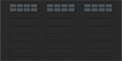 14x7 -  Tinted - Long Stockton With glass - Black