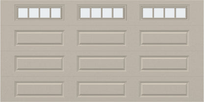 14x7 - Straight Stockbridge Long - Frosted With glass Long - Almond