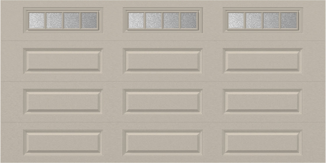 14x7 - Straight Stockbridge Long - Obscure With glass Long - Almond