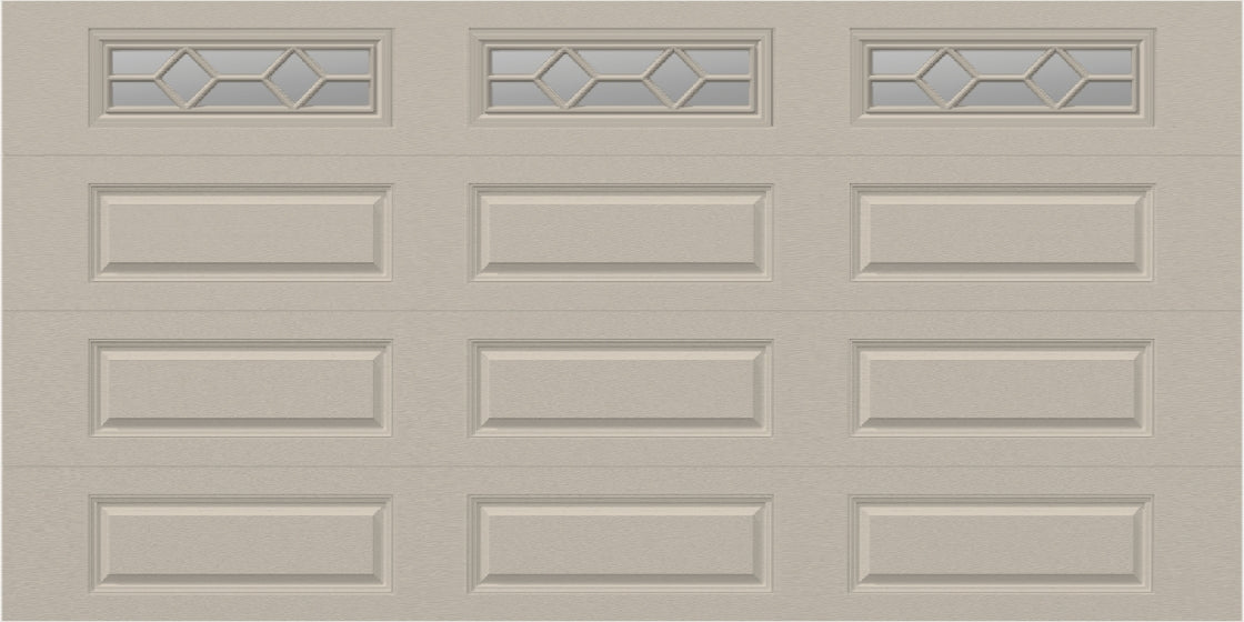 14x7 - Waterton Long 1 - Clear -  With glass Long - Almond