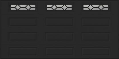 14x7 -  Waterton Long 1 - Clear -   With glass Long - Black