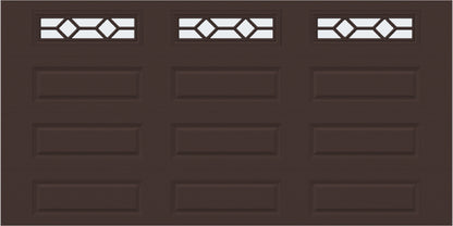 14x7 -  Waterton Long 1 - Frosted -  With glass Long - Brown