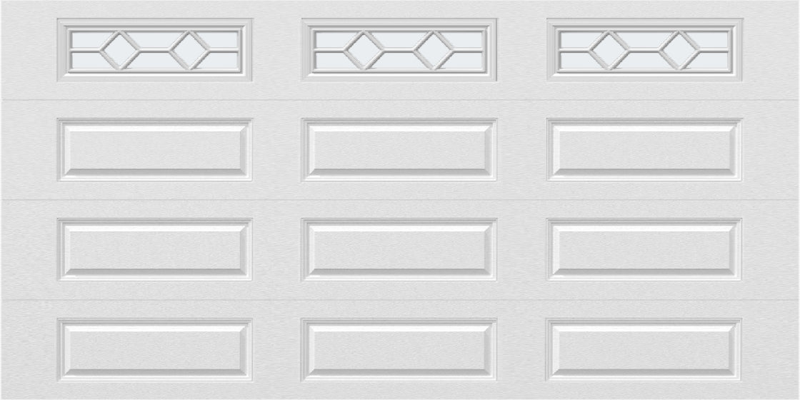 14x7 -  Waterton Long 1 - Frosted - With glass Long - White