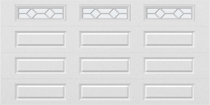 14x7 -  Waterton Long 1 - Frosted - With glass Long - White