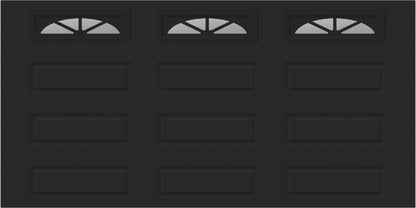 14x7 -  Waterton Long 2  - Clear -   With glass Long - Black