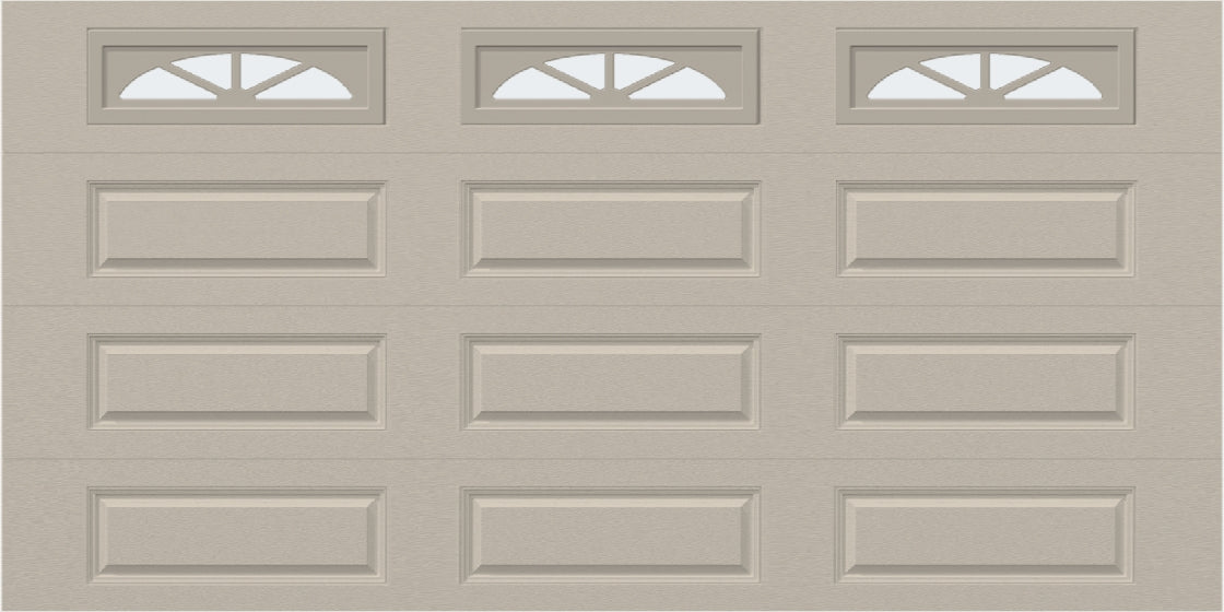 14x7 -  Waterton Long 2 - Frosted -  With glass Long - Almond