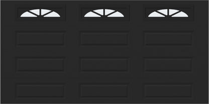 14x7 -  Waterton Long 2 - Frosted -   With glass Long - Black