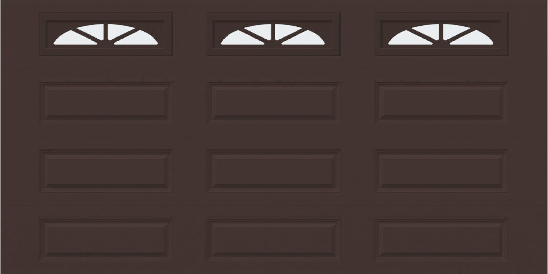 14x7 -  Waterton Long 2 - Frosted -  With glass Long - Brown