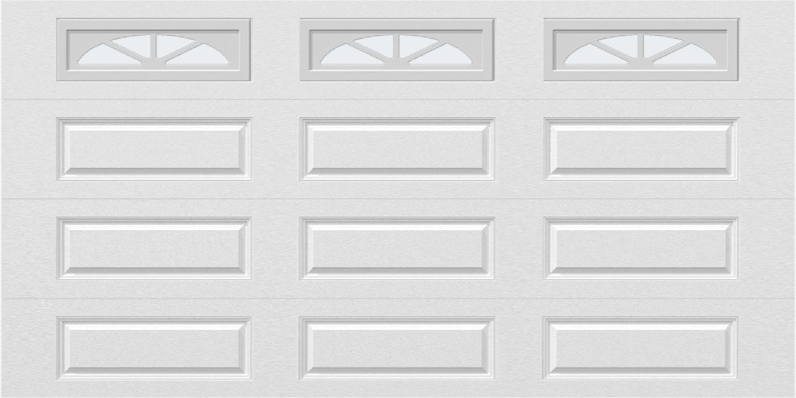 14x7 -  Waterton Long 2 - Frosted - With glass Long - White